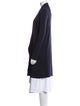 Akris x Bergdorf Goodman Wool Open Front Sweater