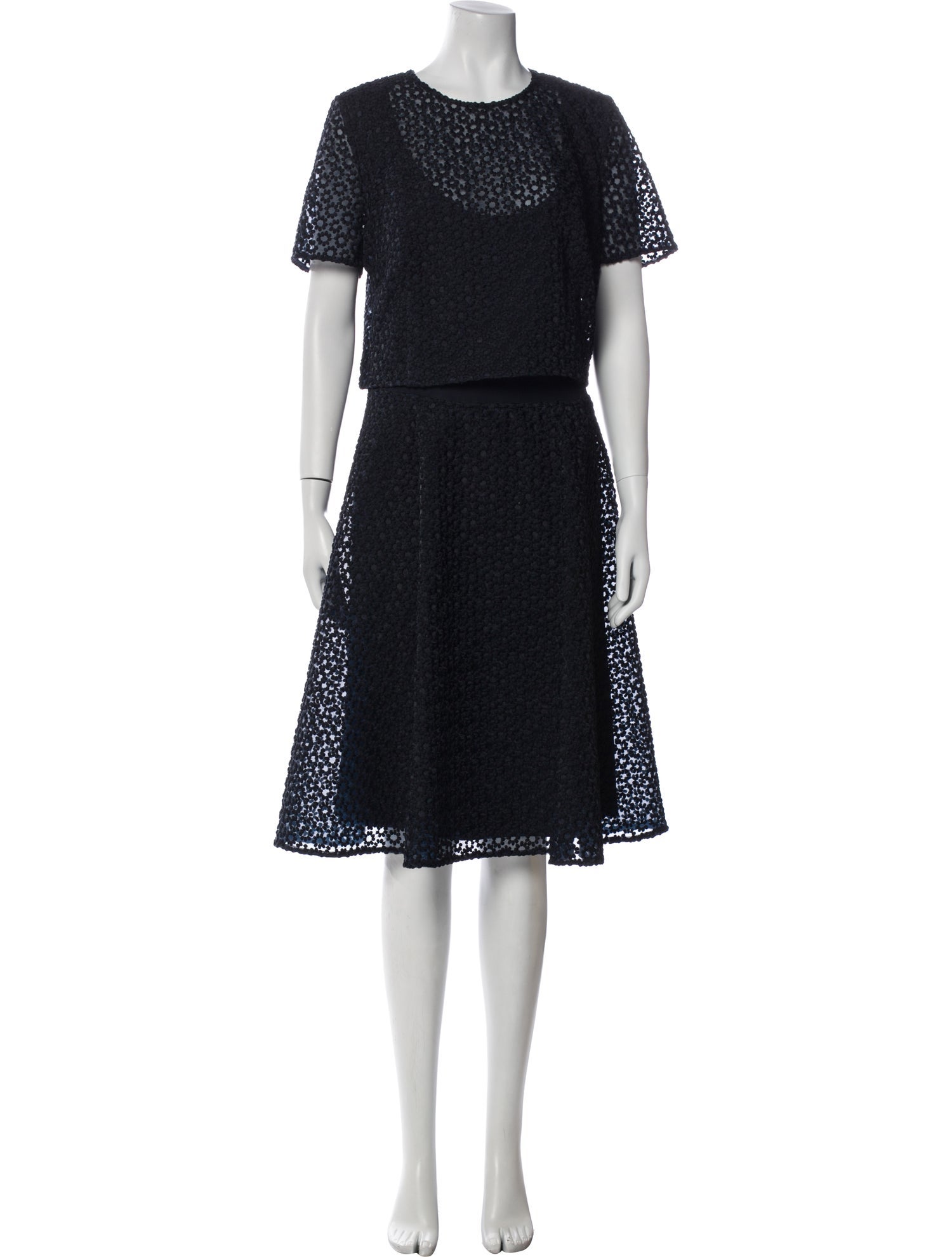 Akris Crew Neck Knee-Length Dress w/ Tags