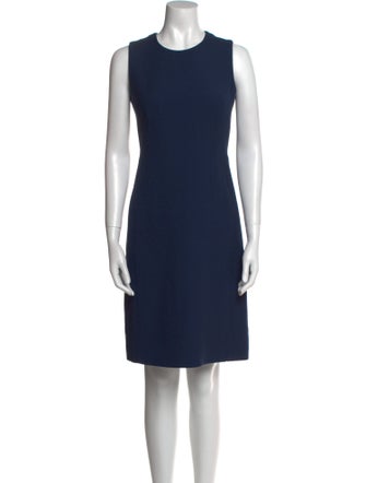 Akris Virgin Wool Knee-Length Dress