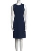Akris Virgin Wool Knee-Length Dress