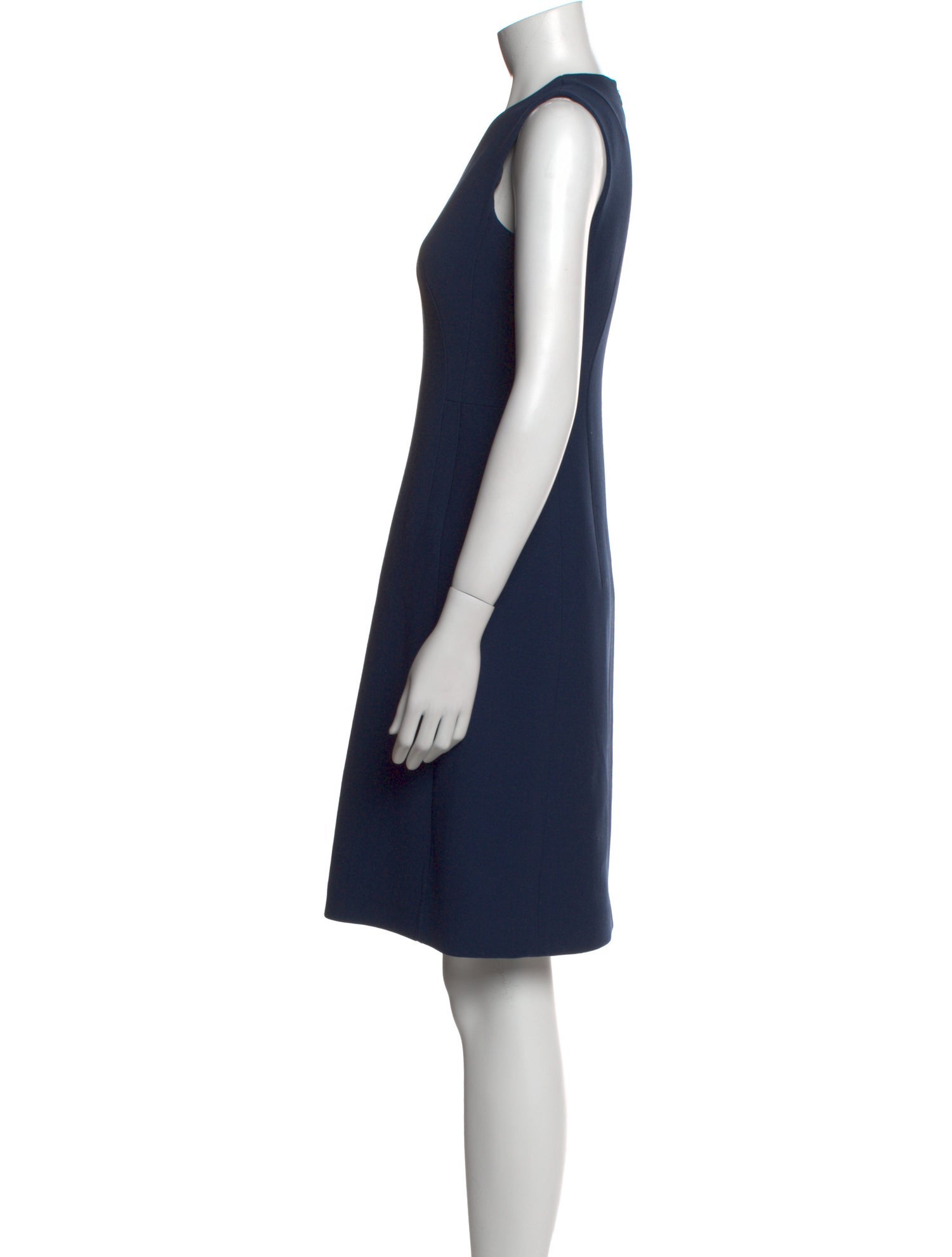 Akris Virgin Wool Knee-Length Dress
