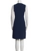 Akris Virgin Wool Knee-Length Dress