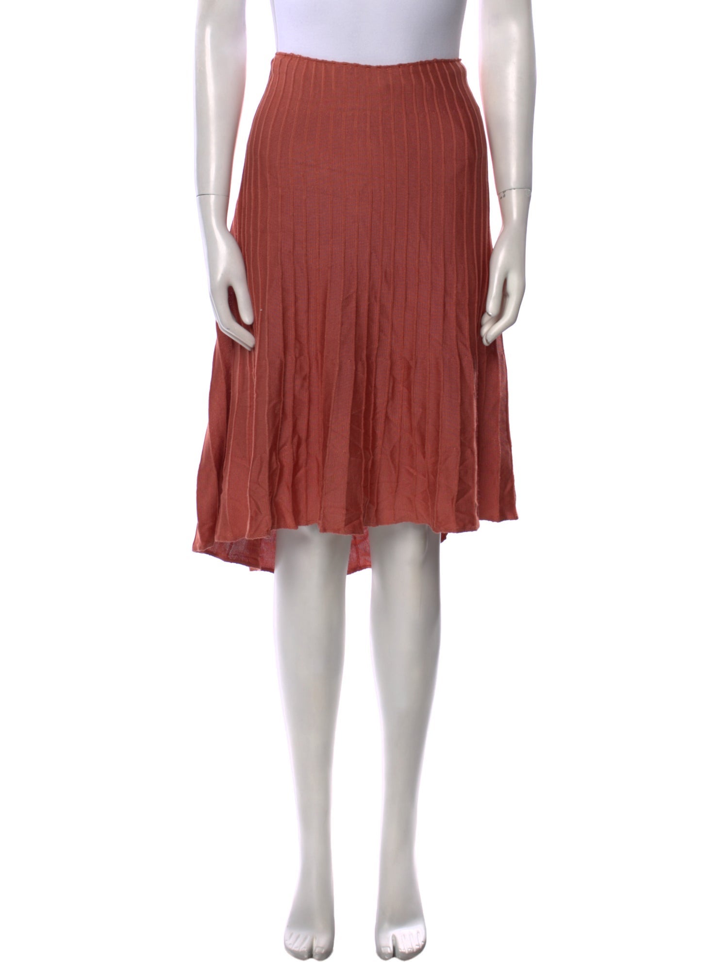 Akris Silk Knee-Length Skirt