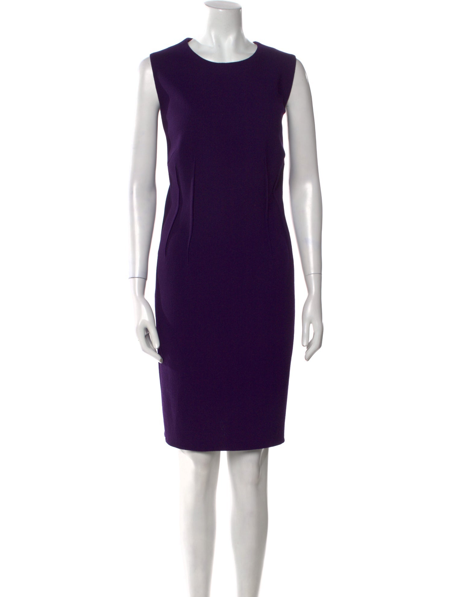Akris Virgin Wool Knee-Length Dress