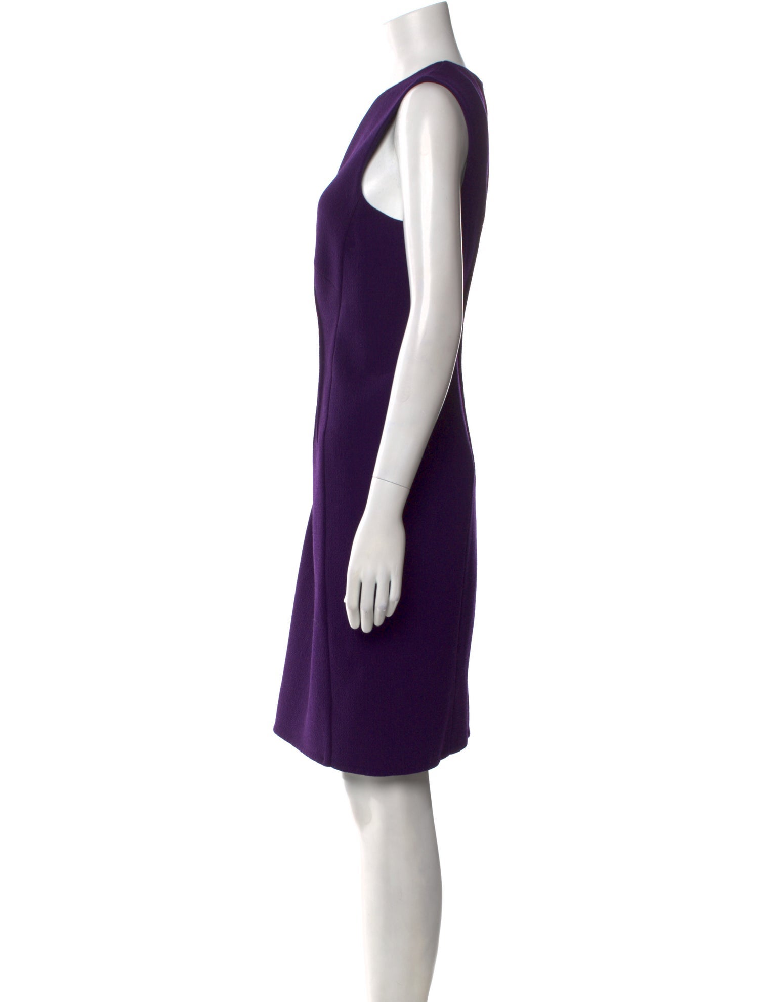 Akris Virgin Wool Knee-Length Dress