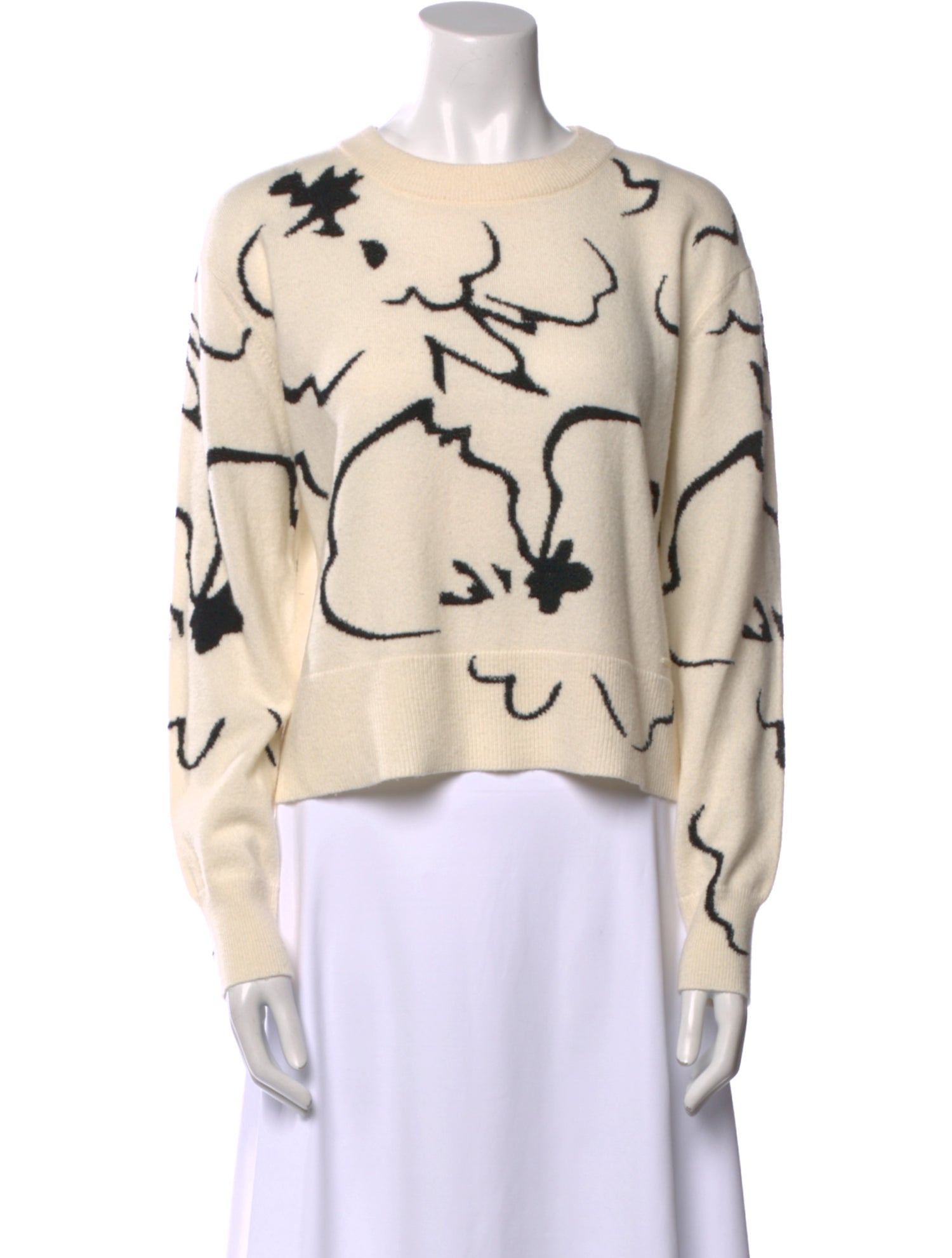 Akris Cashmere Printed Sweater