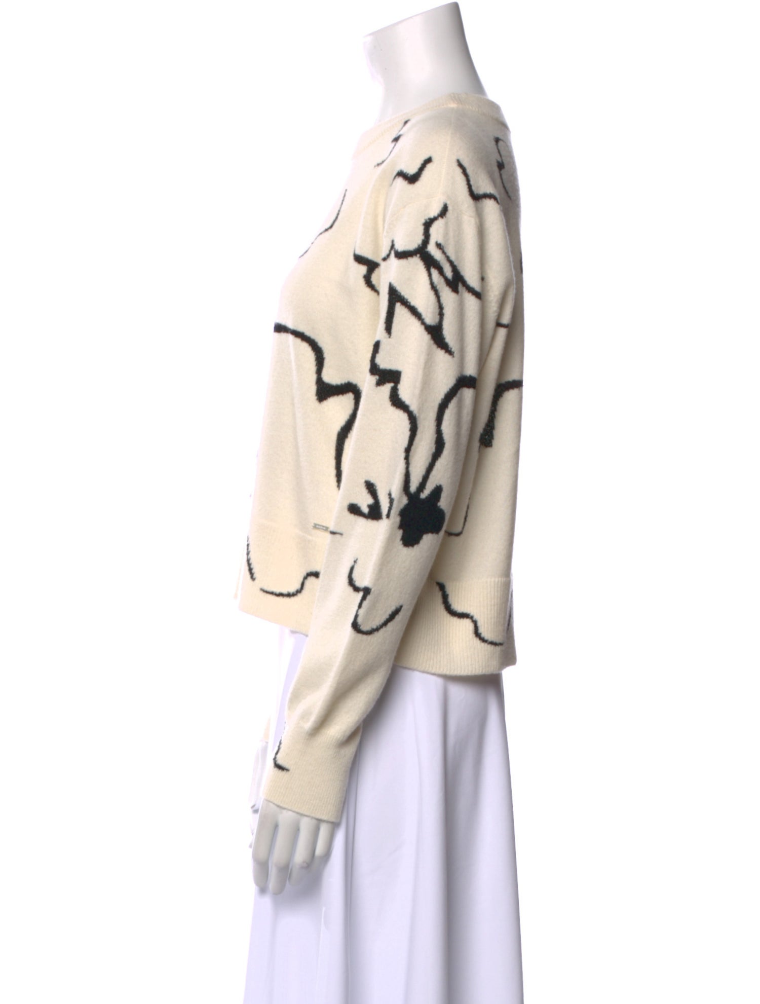 Akris Cashmere Printed Sweater