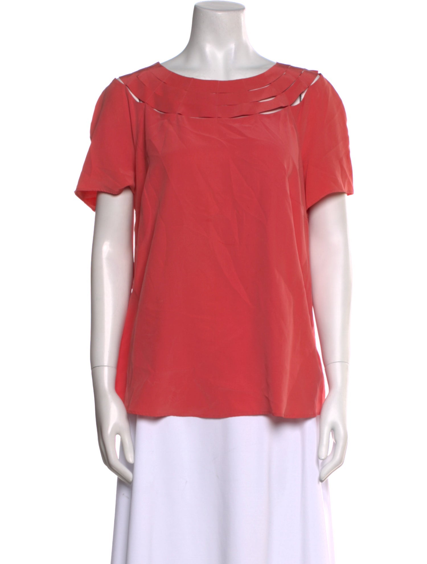 Akris Silk Bateau Neckline T-Shirt