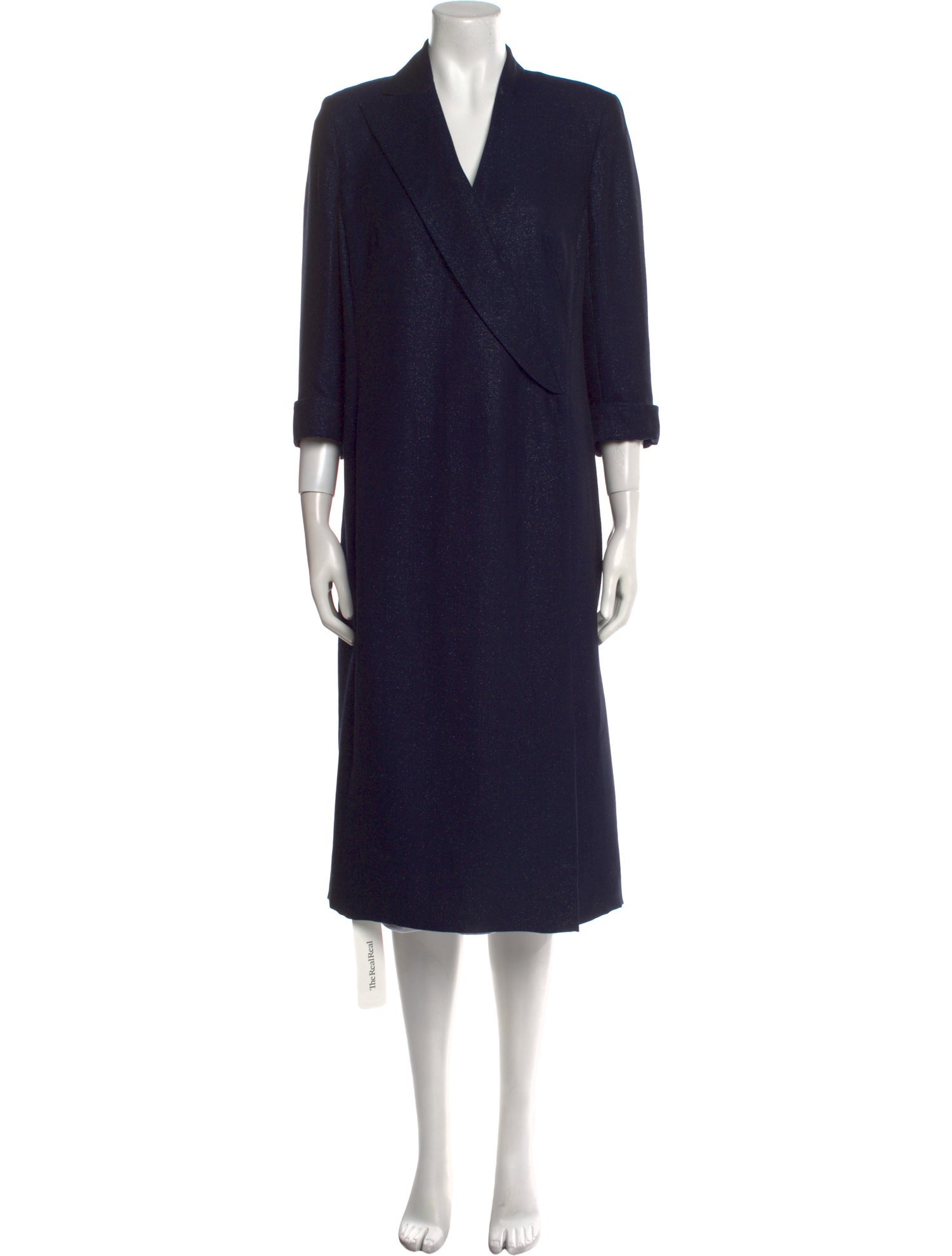 Akris Virgin Wool Midi Length Dress