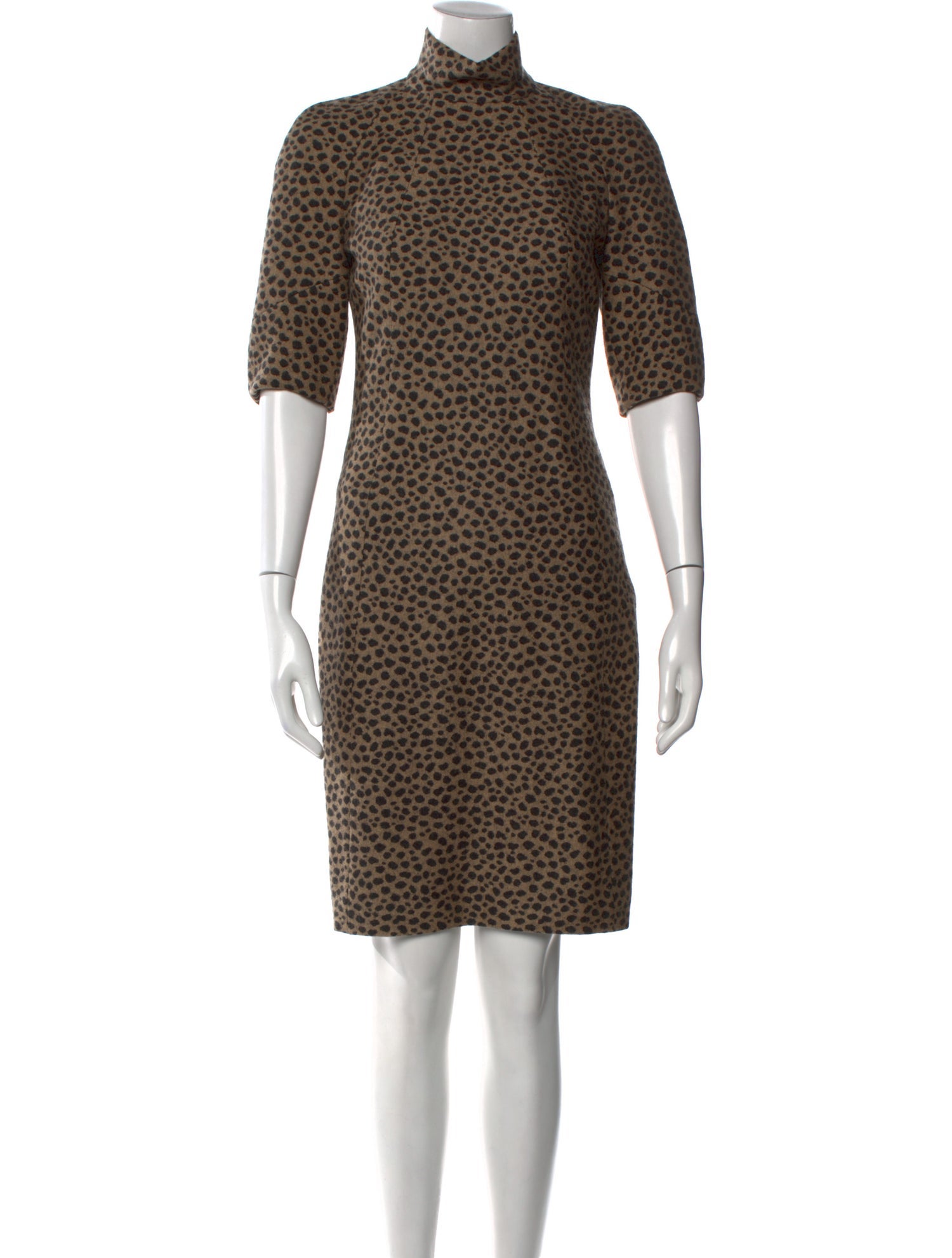 Akris Wool Knee-Length Dress