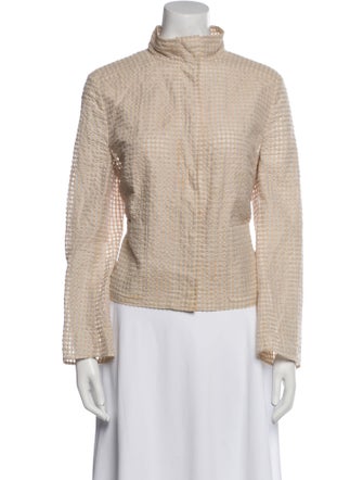 Akris Tweed Pattern Jacket