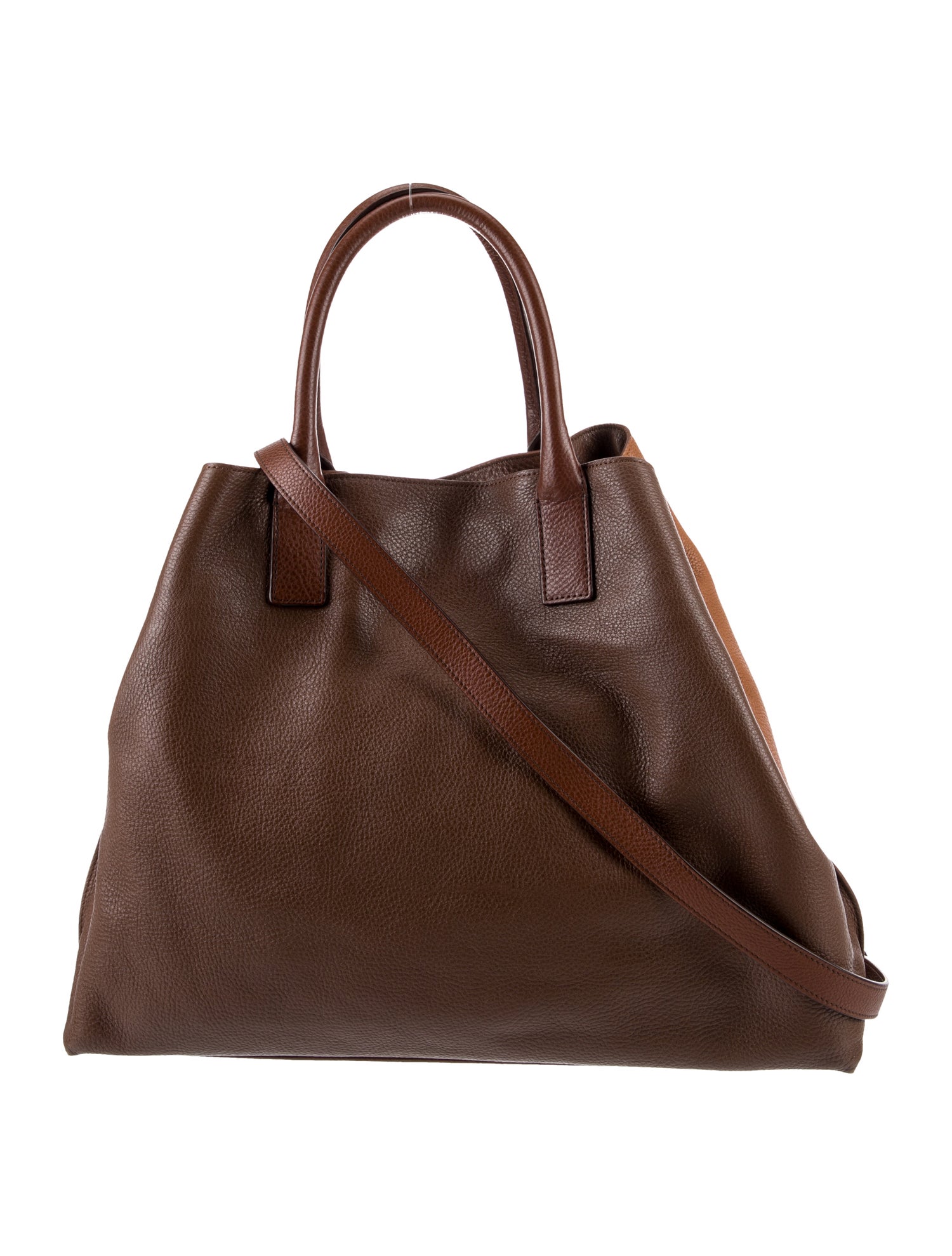 Akris Leather Top Handle Bag