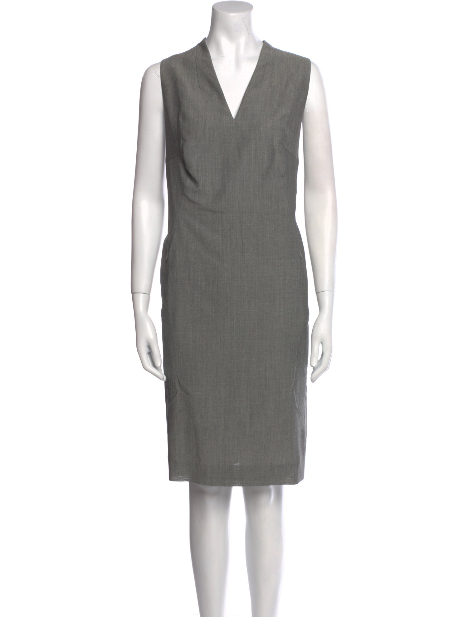 Akris Wool Knee-Length Dress