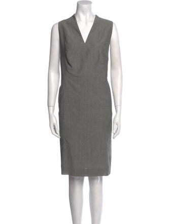 Akris Wool Knee-Length Dress