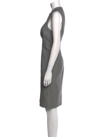 Akris Wool Knee-Length Dress