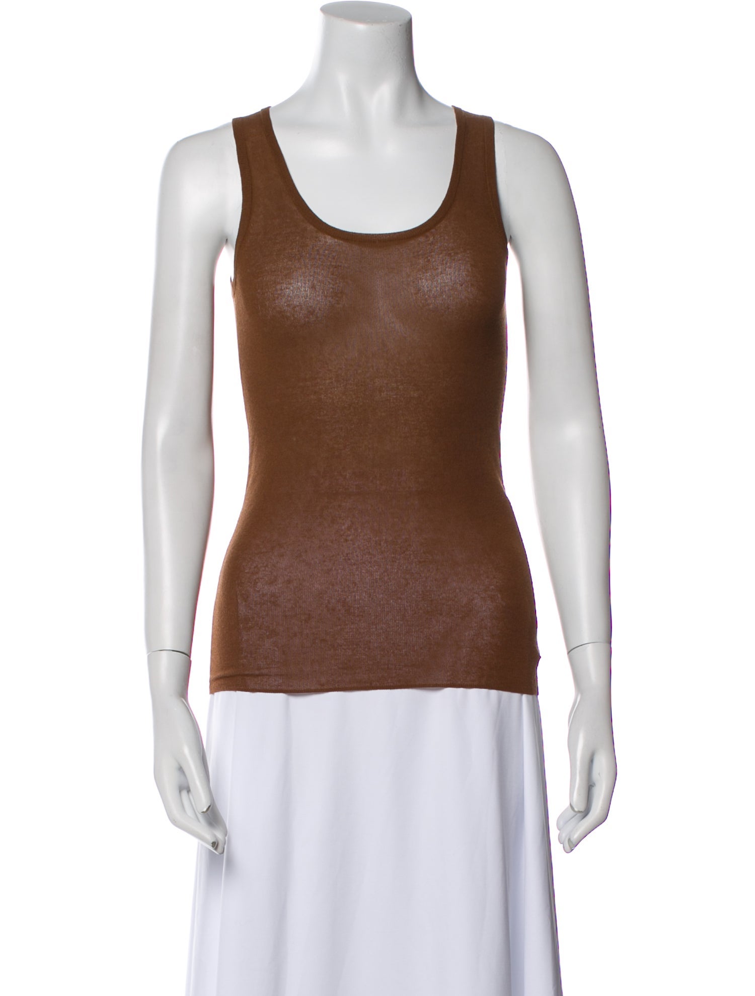 Akris Scoop Neck Sleeveless Top