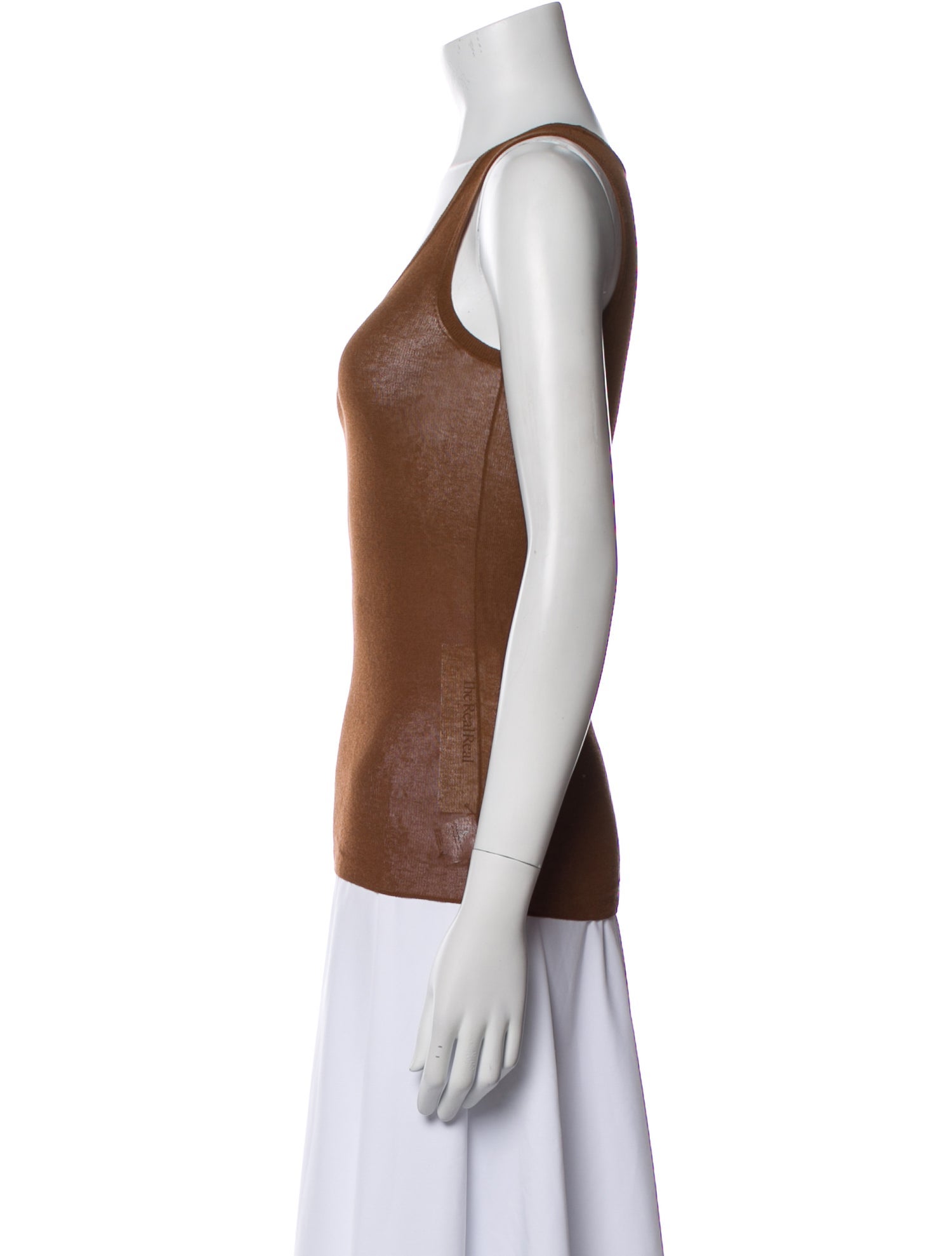 Akris Scoop Neck Sleeveless Top