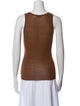 Akris Scoop Neck Sleeveless Top