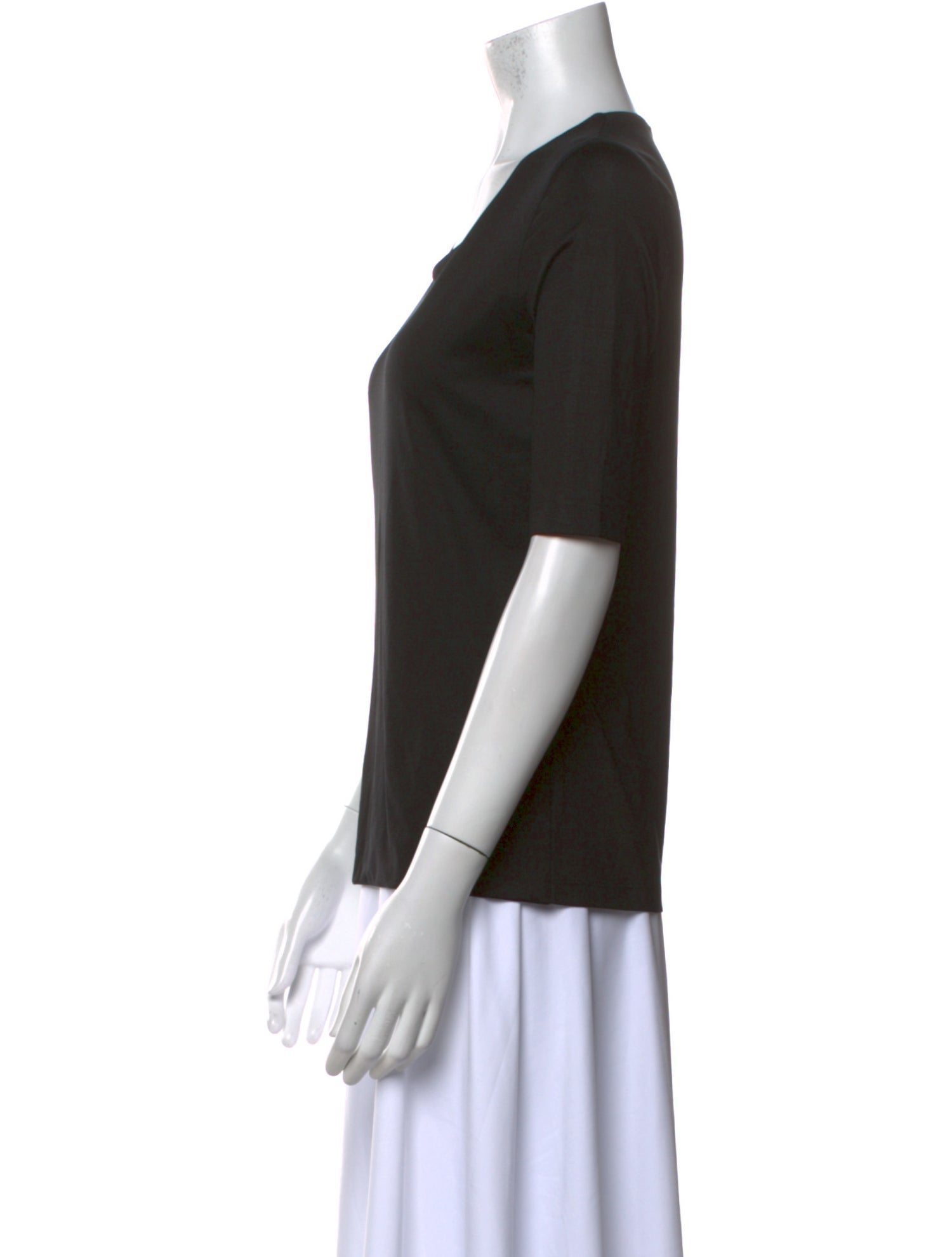 Akris Silk Scoop Neck T-Shirt w/ Tags