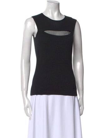 Akris Silk Scoop Neck Top