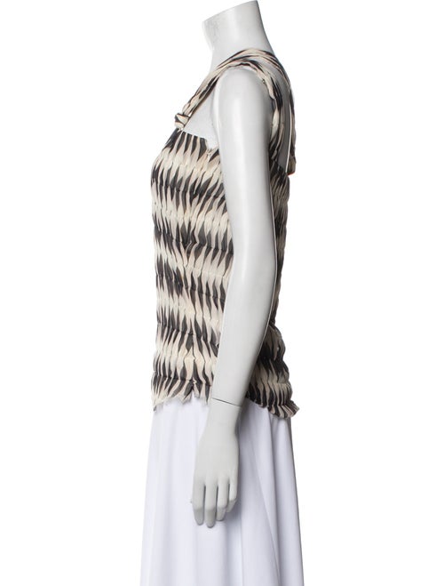 Akris Silk Printed Top