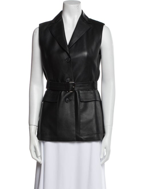 Akris Leather Vest