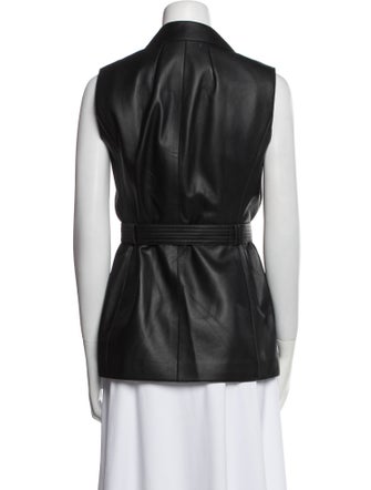 Akris Leather Vest