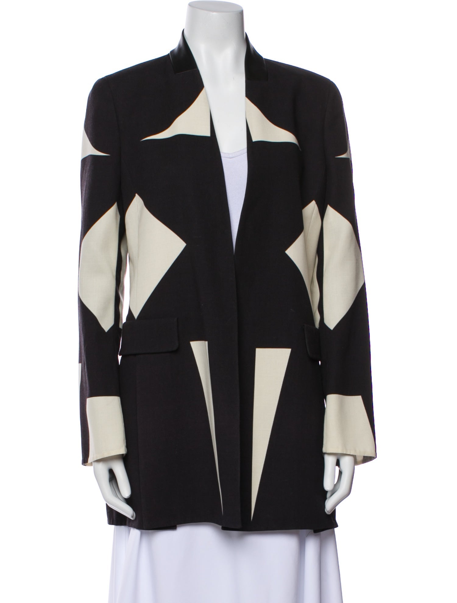 Akris Virgin Wool Printed Coat
