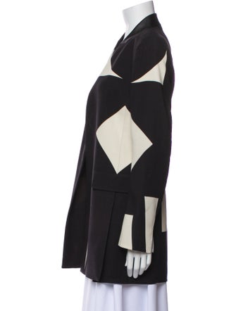 Akris Virgin Wool Printed Coat