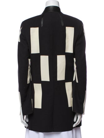 Akris Virgin Wool Printed Coat