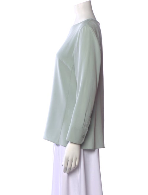 Akris Silk Crew Neck Blouse