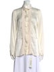Akris Long Sleeve Button-Up Top