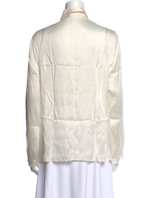 Akris Long Sleeve Button-Up Top