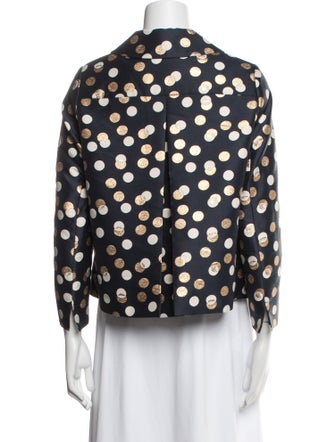 Akris Punto Polka Dot Print Jacket