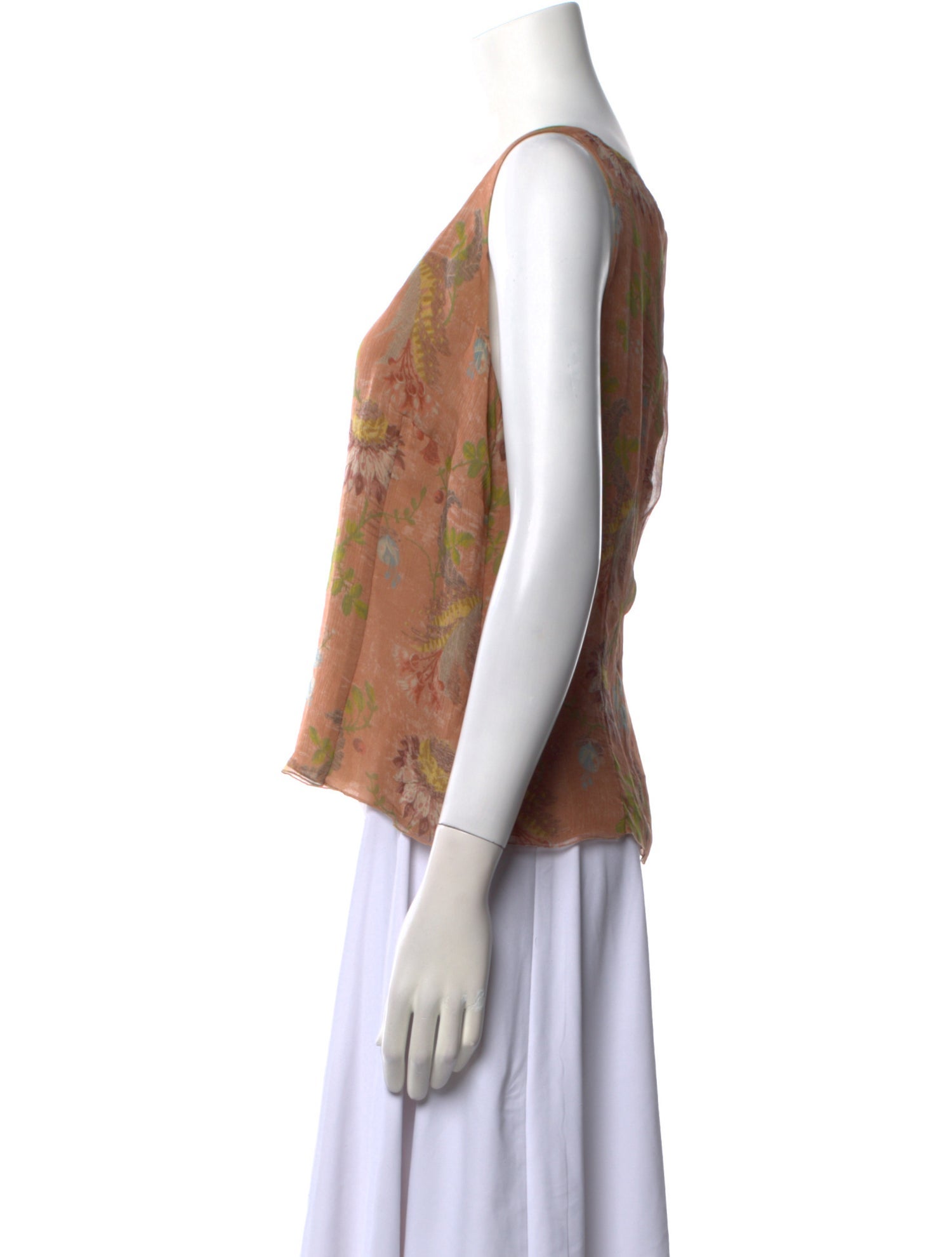 Akris Silk Printed Top