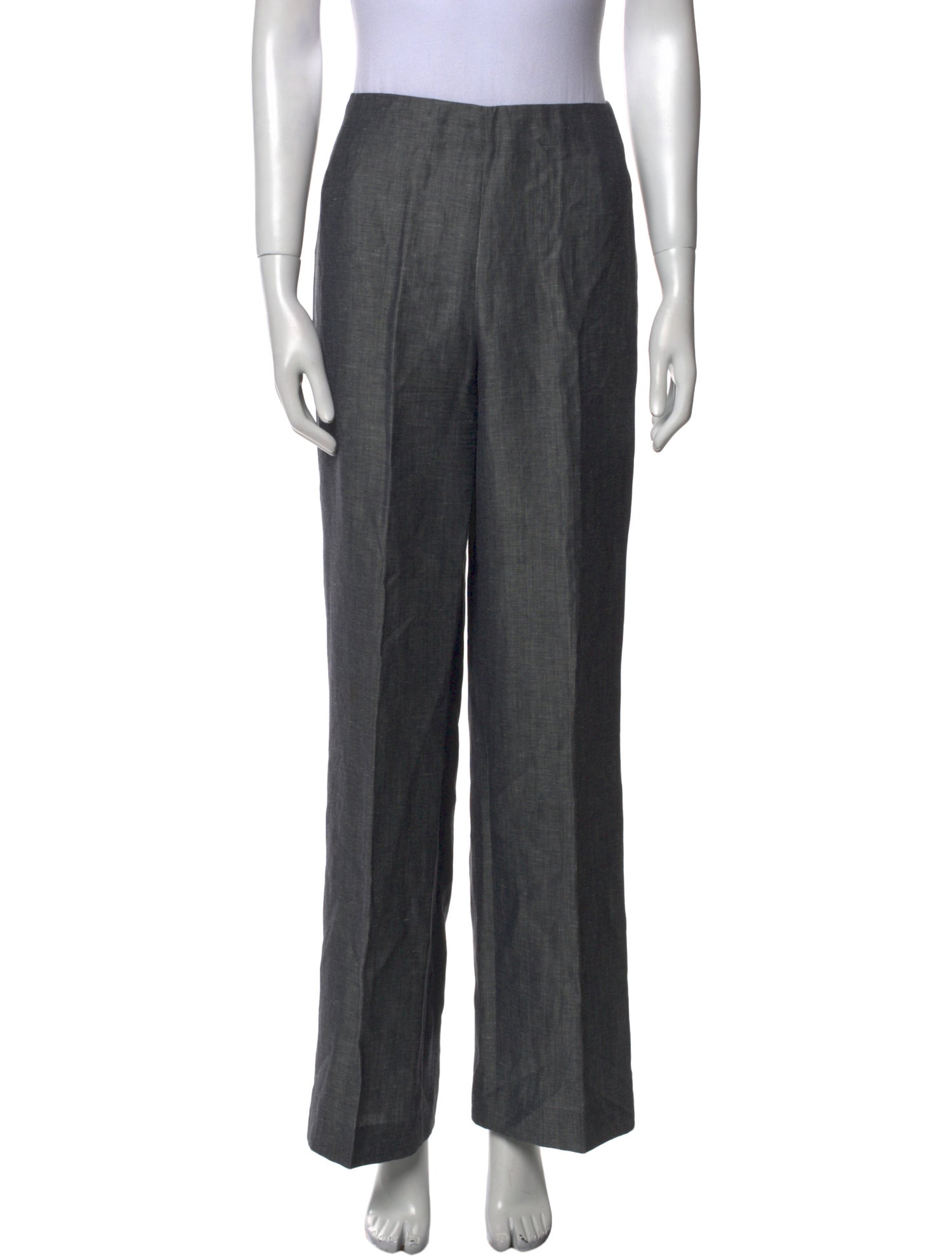 Akris Linen Straight Leg Pants