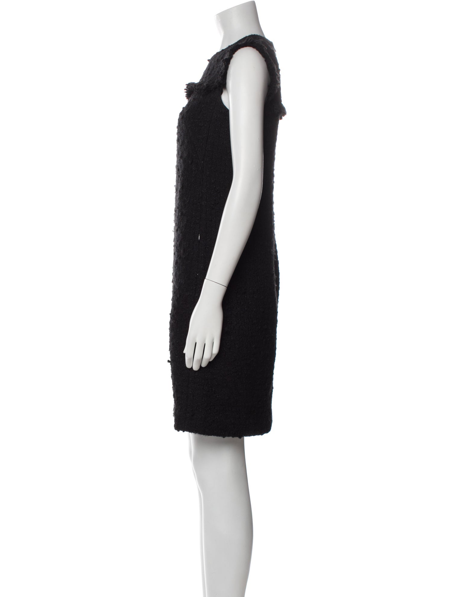 Akris Crew Neck Mini Dress