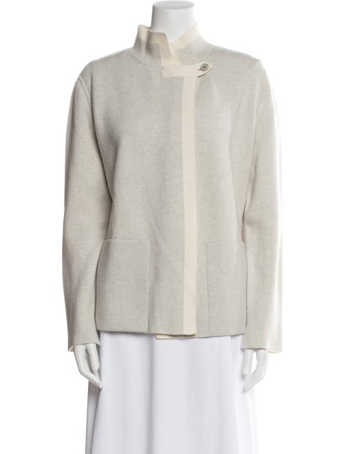 Akris Cashmere Mock Neck Sweater