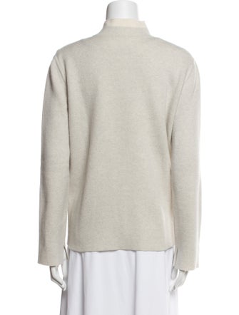 Akris Cashmere Mock Neck Sweater