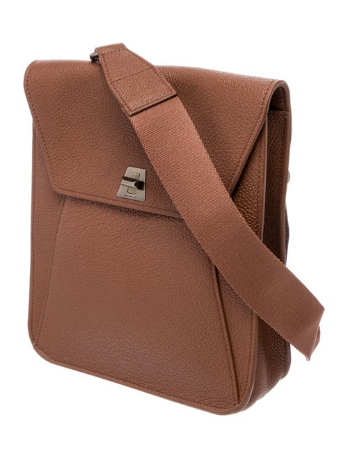 Akris Leather Messenger Bag