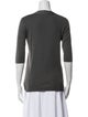 Akris Silk Scoop Neck T-Shirt