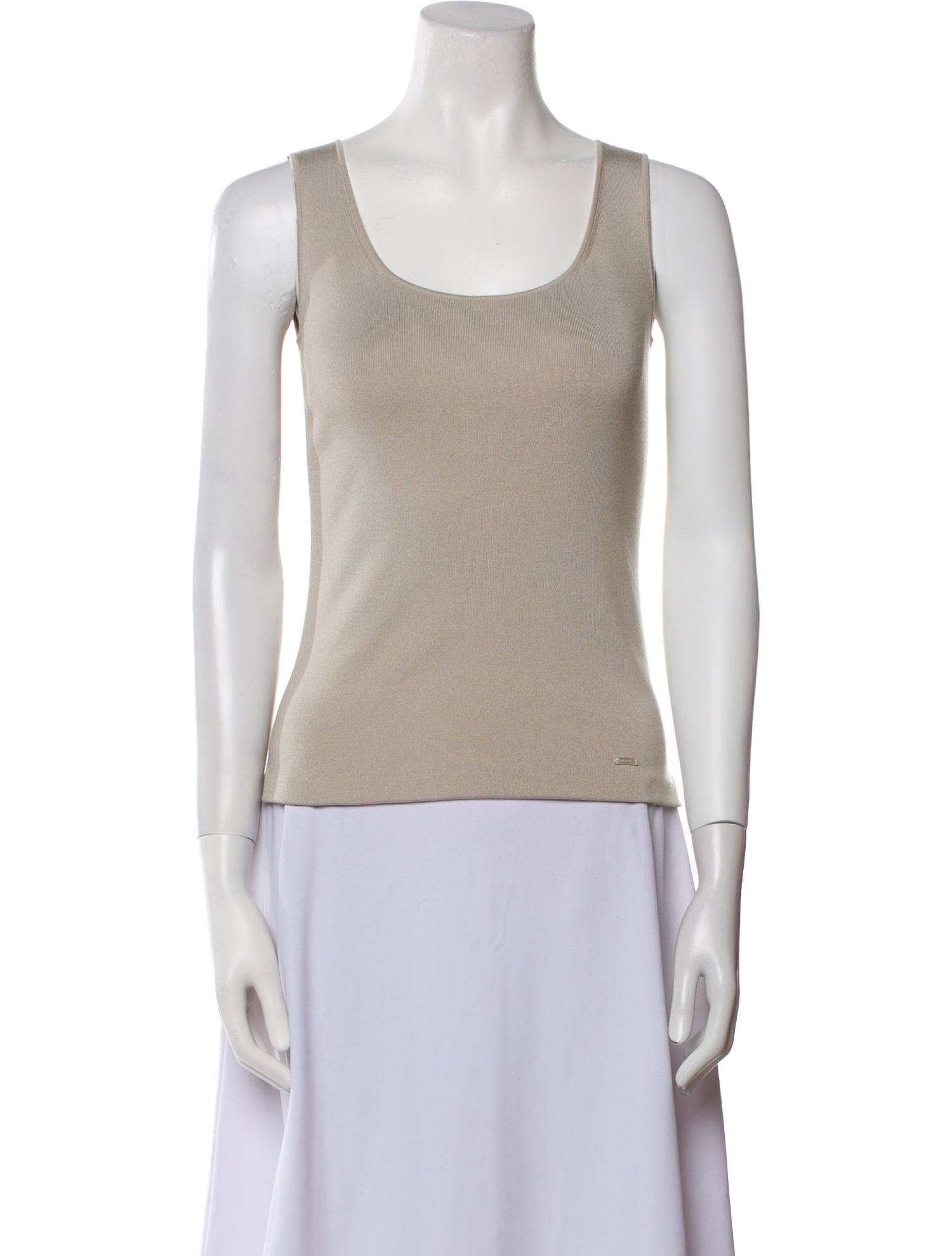 Akris Silk Scoop Neck Top