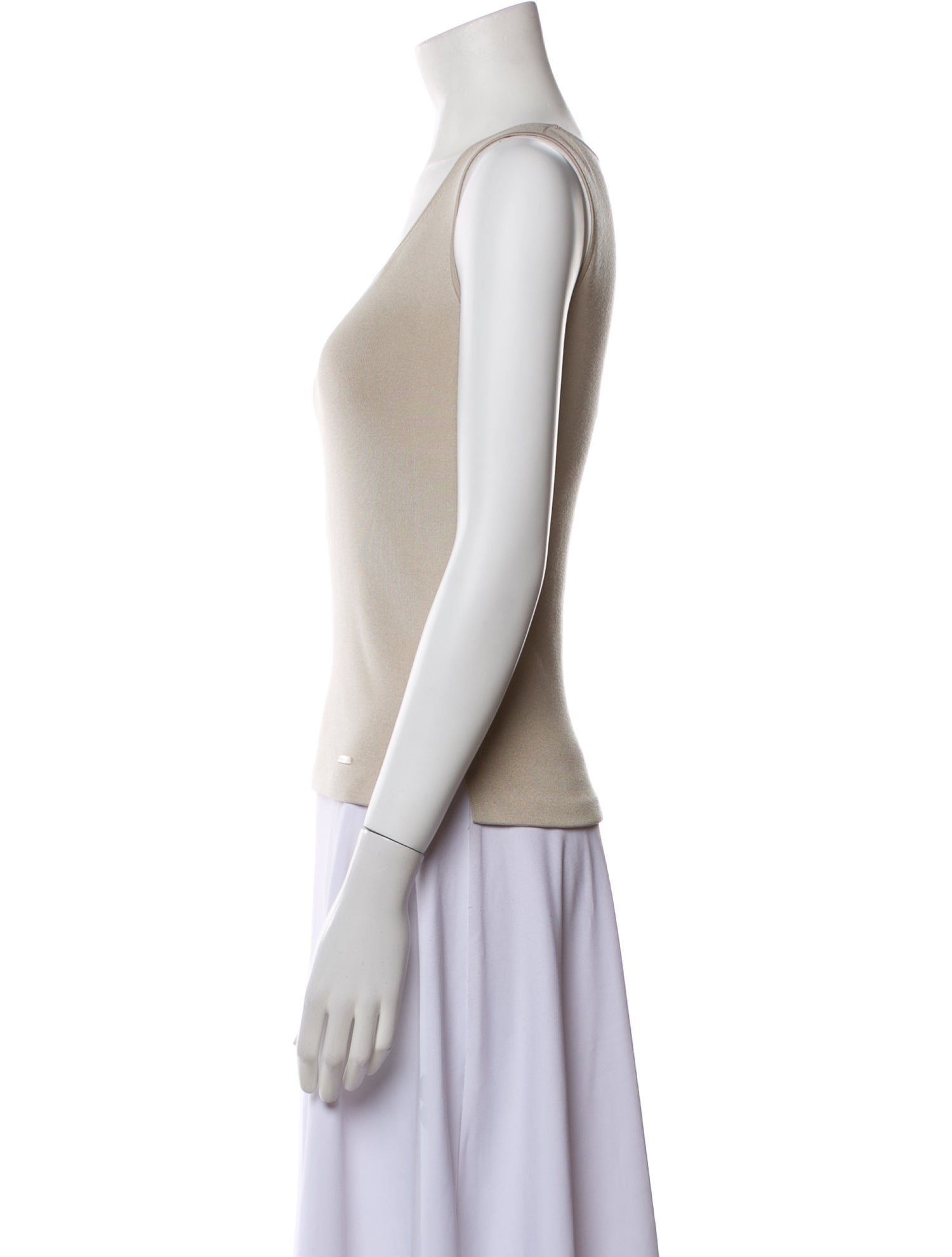 Akris Silk Scoop Neck Top