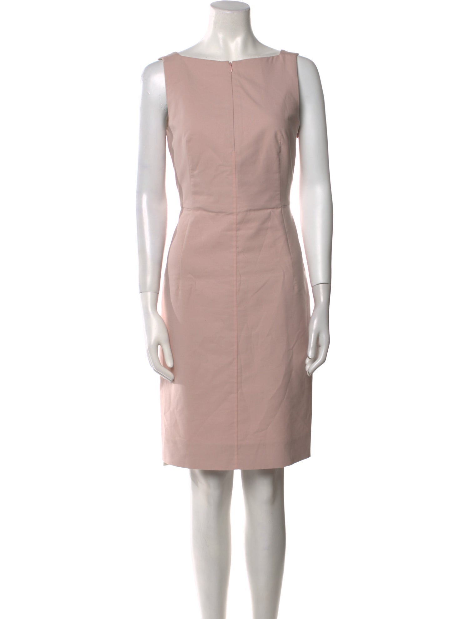 Akris Bateau Neckline Knee-Length Dress