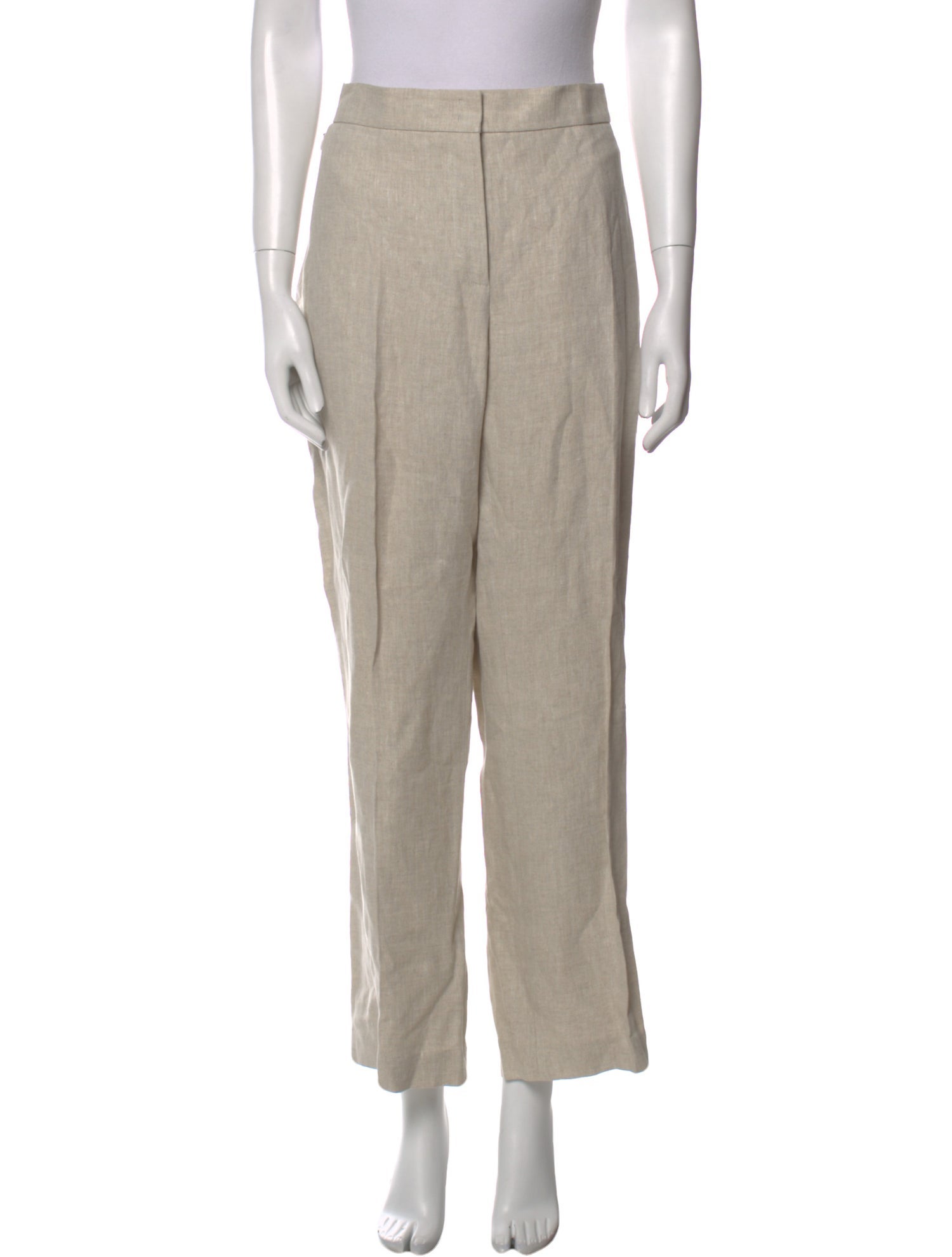Akris Linen Wide Leg Pants