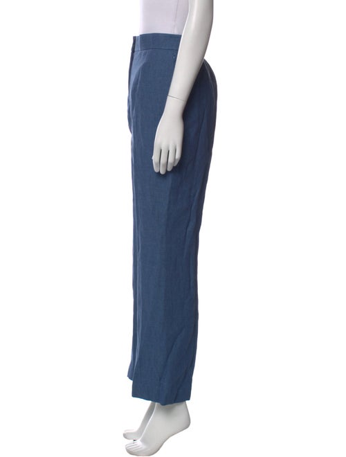 Akris Linen Wide Leg Pants