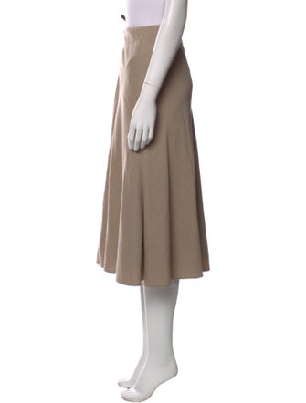 Akris Wool Midi Length Skirt