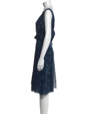 Akris Silk Midi Length Dress