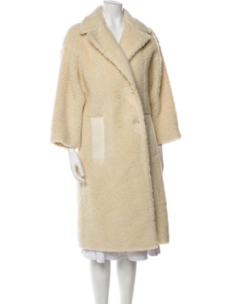 Akris Camel Hair Faux Fur Coat