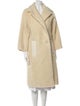 Akris Camel Hair Faux Fur Coat